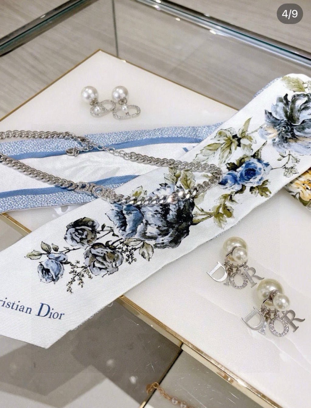 DIOR TWILLY 100 CM IN SILK 714390