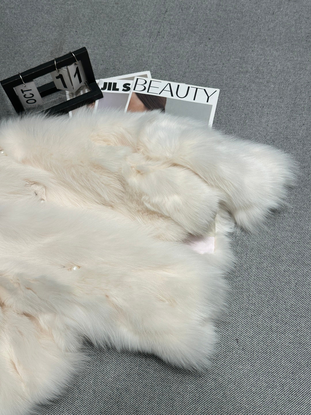 CHANEL 25S FOX FUR JACKET 594