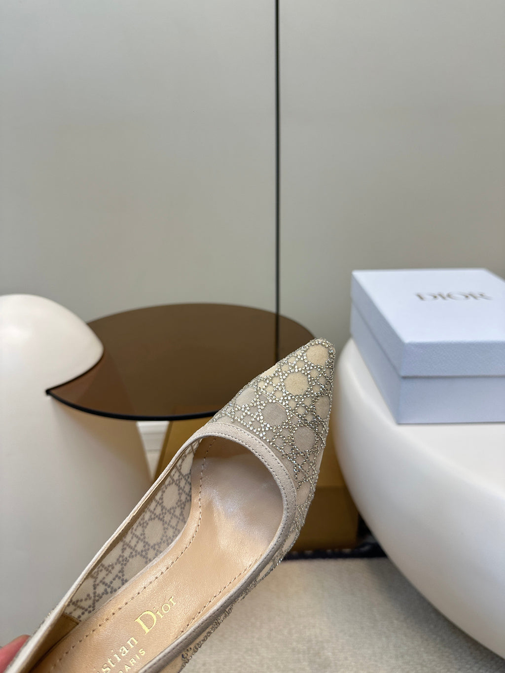 HIGH HEELS PUMP IN CAMEL BEIGE LAMB SUEDE 10 CM