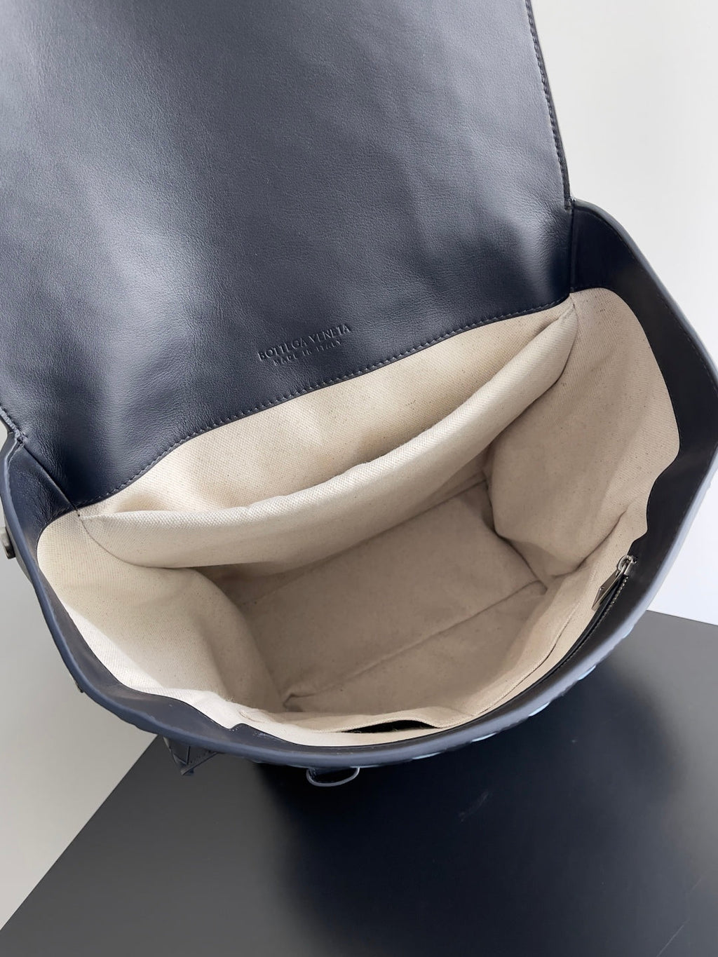 BACK TO SCHOOL BACKPACK 39 IN MIDNIGHT BLUE LAMBSKIN