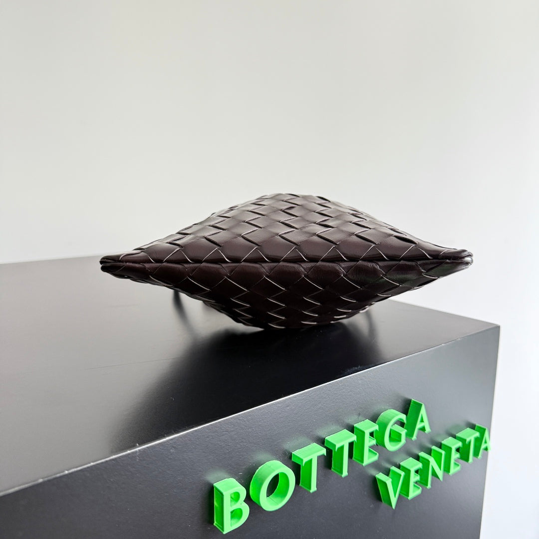 SMALL DUSTBAG 21 IN DARK BROWN LAMBSKIN