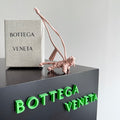 BOTTEGA VENETA 25S CAT CHARM IN LIGHT PINK CALFSKIN