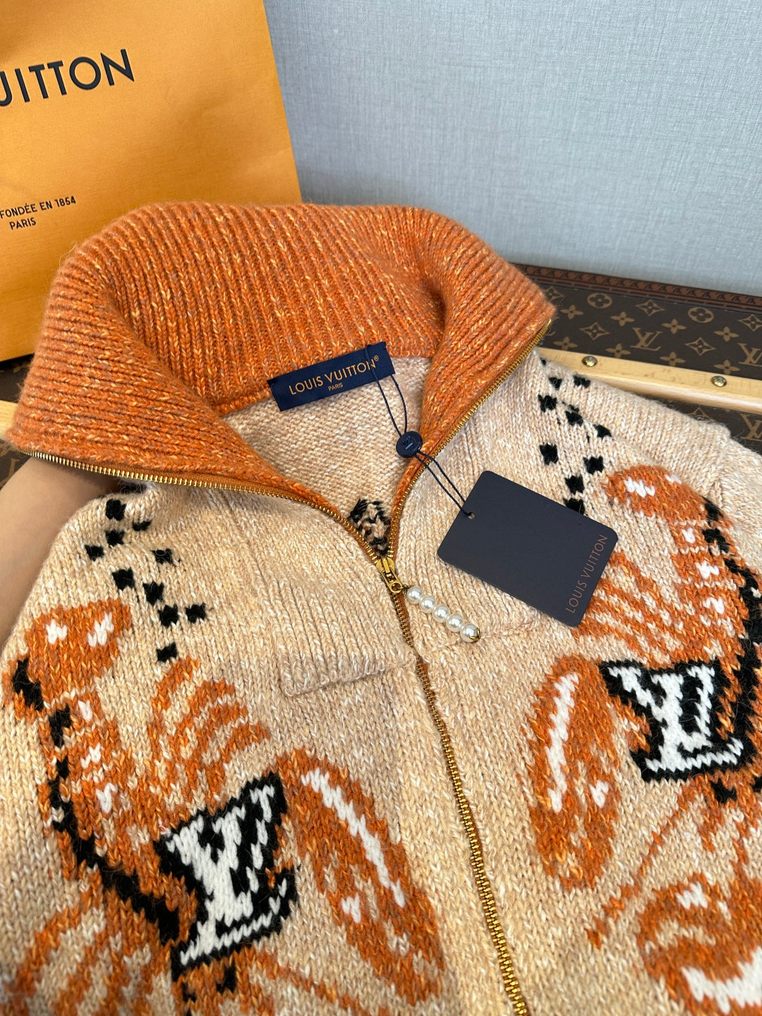 LV 25S WOOL CARDIGAN 0016