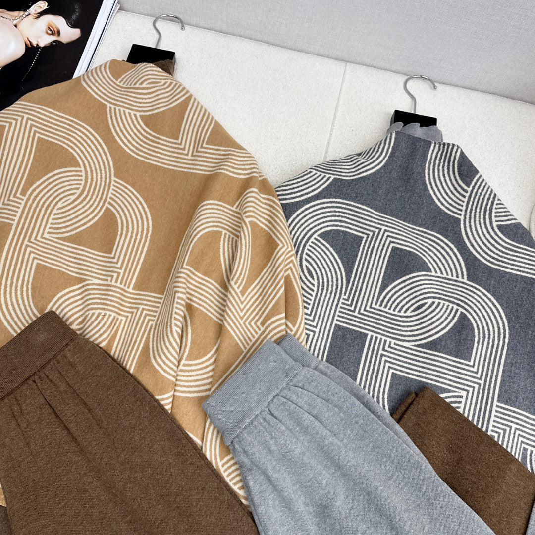 HERMES 25S THREE-PIECE KNIT SET 222