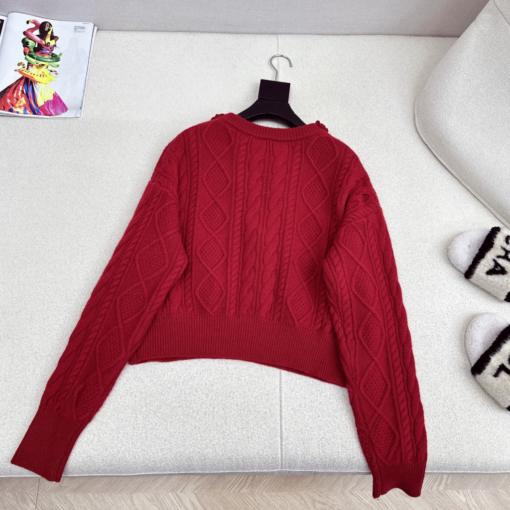 MIUMIU KNITTED SWEATER STYLE 665
