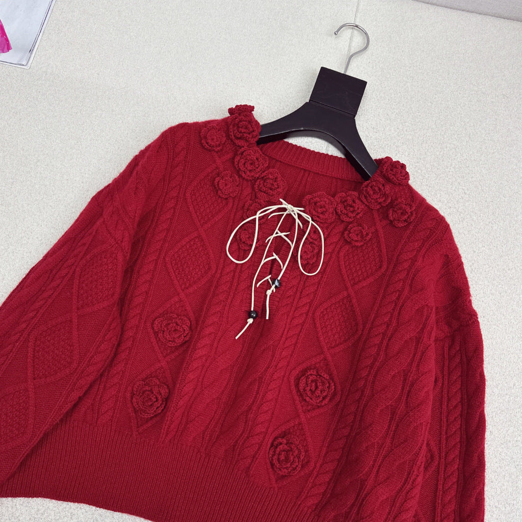 MIUMIU KNITTED SWEATER STYLE 665