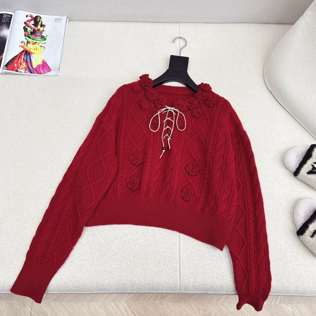 MIUMIU KNITTED SWEATER STYLE 665
