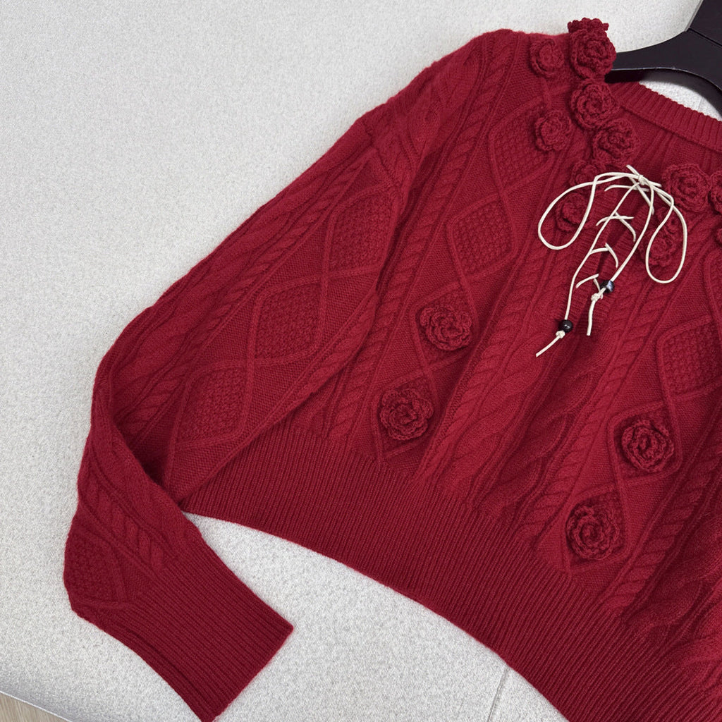 MIUMIU KNITTED SWEATER STYLE 665