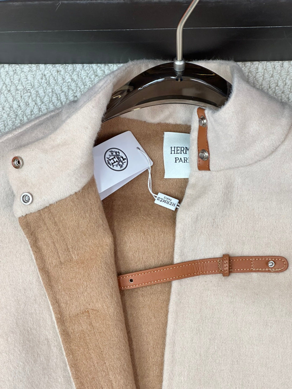 HERMES 25S LUXURY CASHMERE COAT 218