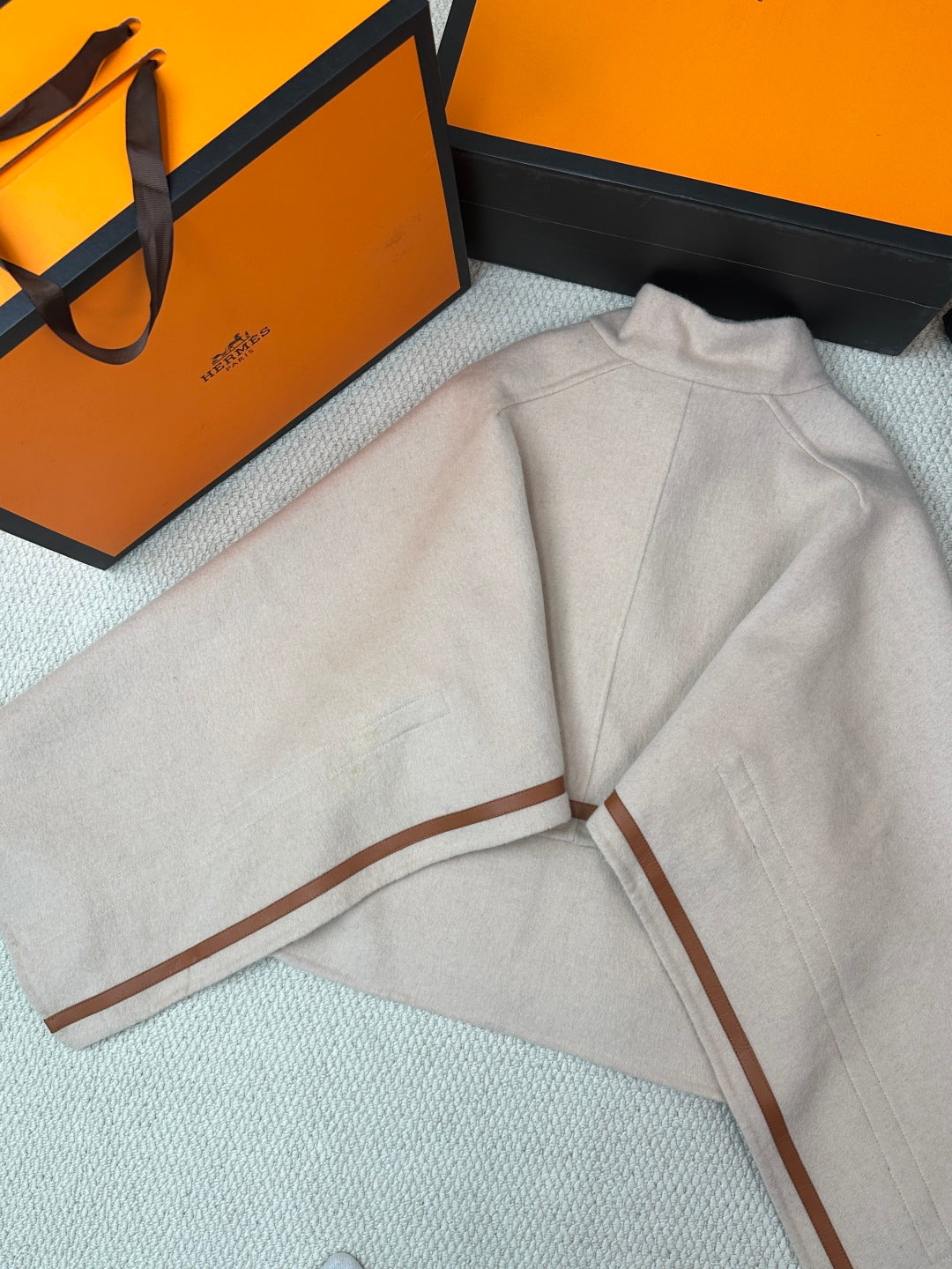 HERMES 25S LUXURY CASHMERE COAT 218