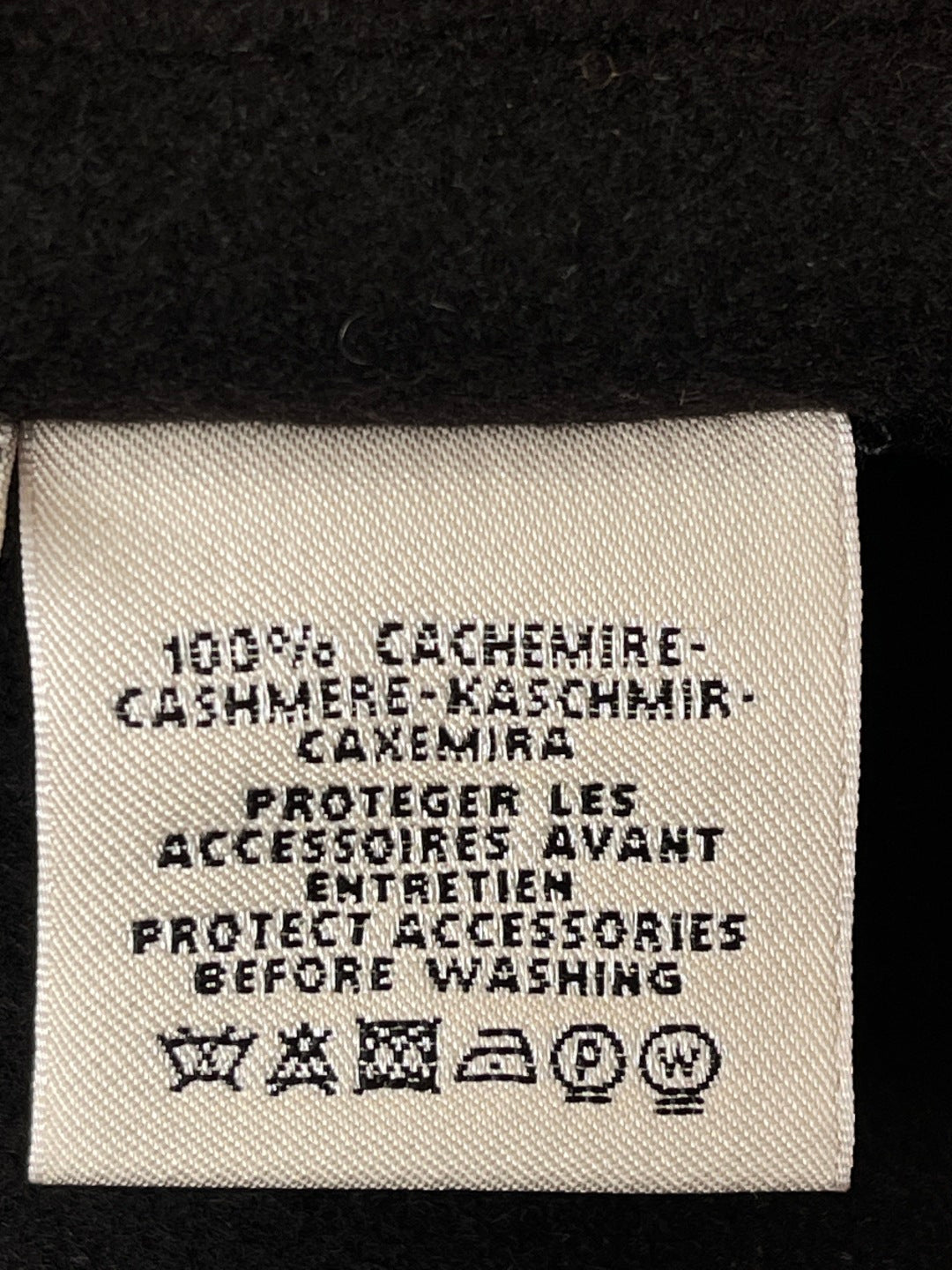 HERMES 25S SHORT CASHMERE COAT 211
