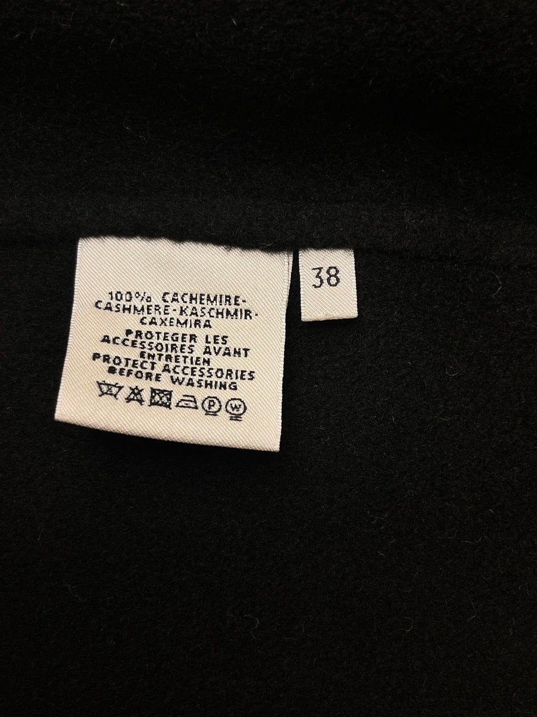 HERMES 25S LAPEL-COLLAR CASHMERE COAT 210