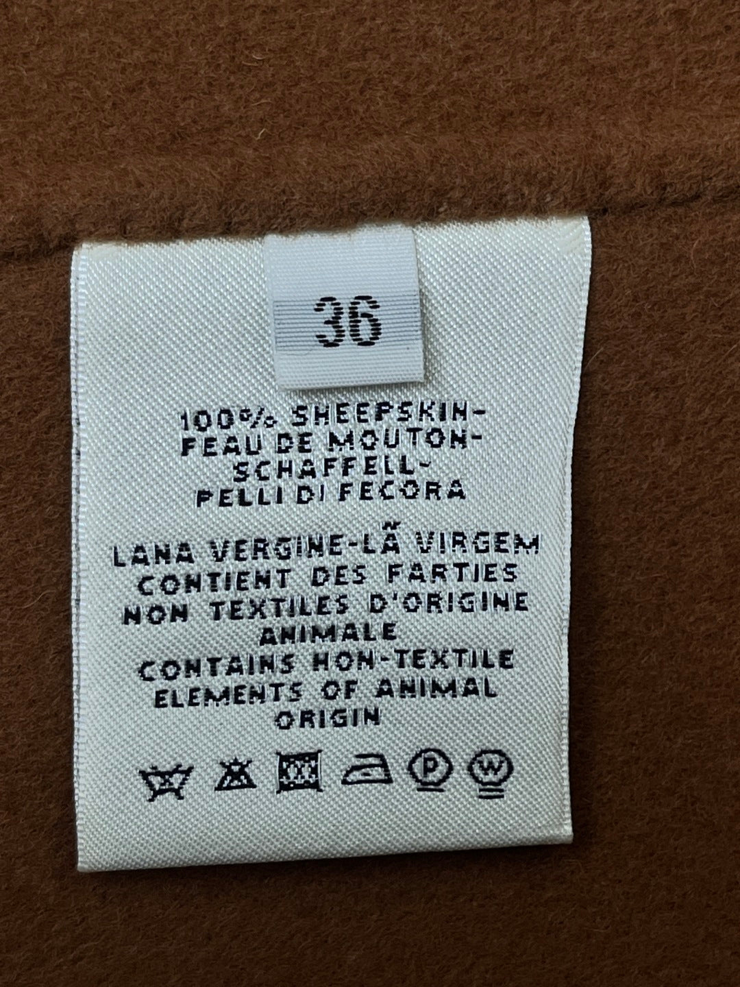 HERMES 25S SHORT PIG-NOSE COAT 202