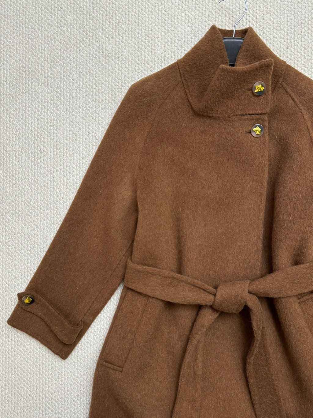 MAX MARA 25S TURTLENECK CASHMERE COAT 132