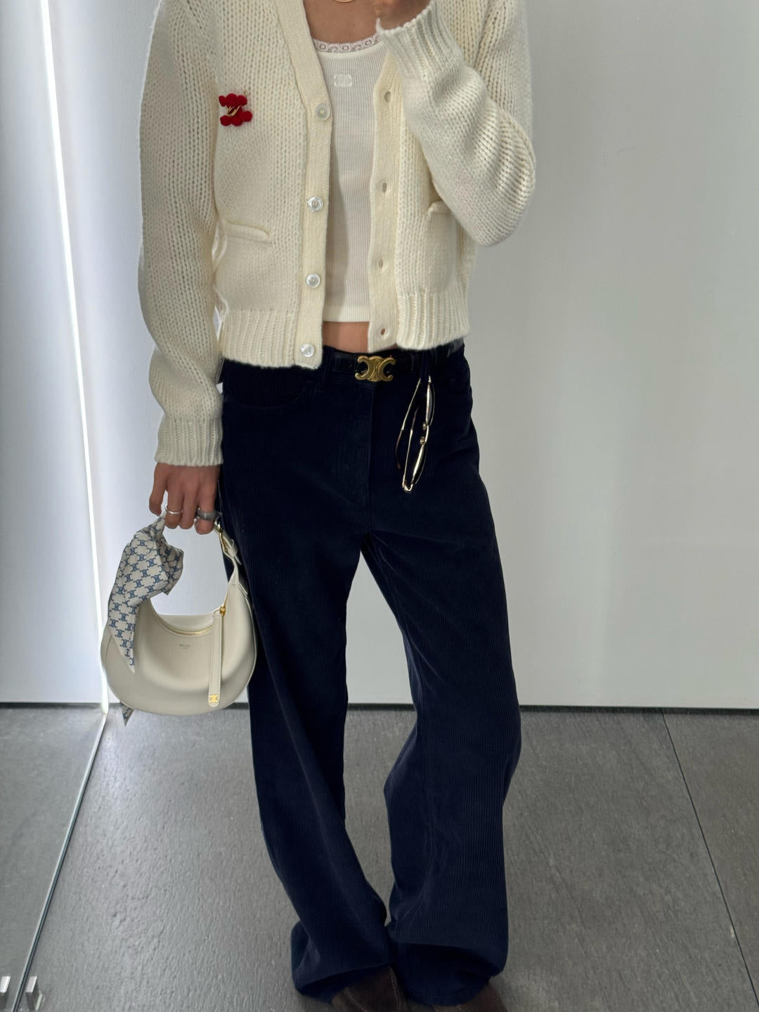 CELINE 25S KNITTED CARDIGAN 0002