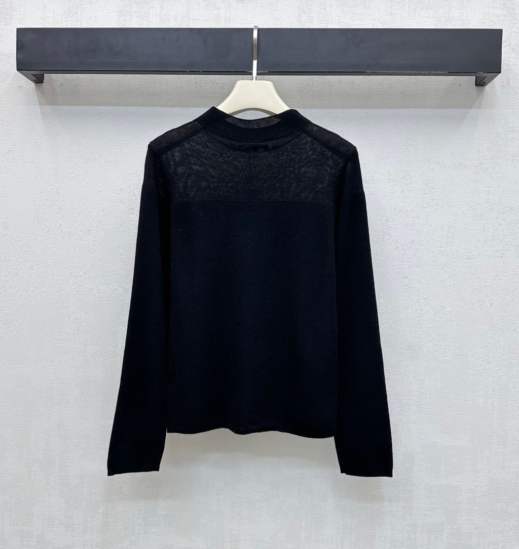 CHANEL 25S LIGHTWEIGHT KNIT SWEATER 606