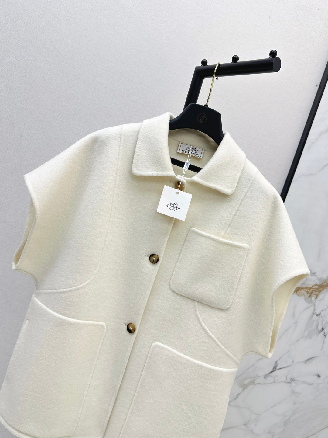 HERMES 25S PREMIUM REVERSIBLE KNIT VEST 278