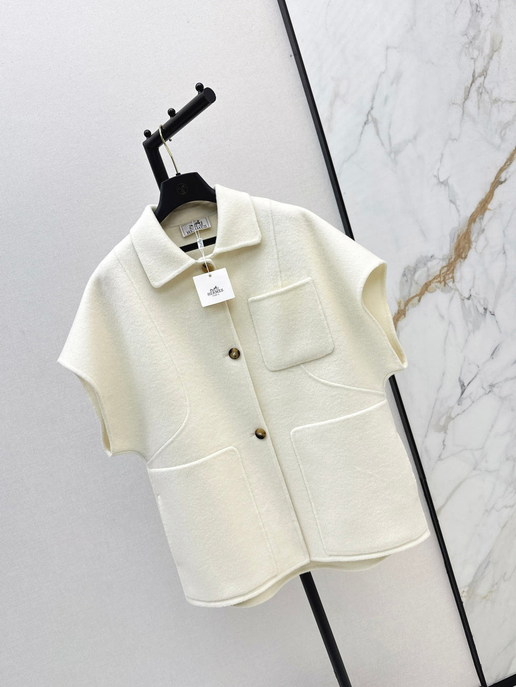 HERMES 25S PREMIUM REVERSIBLE KNIT VEST 278