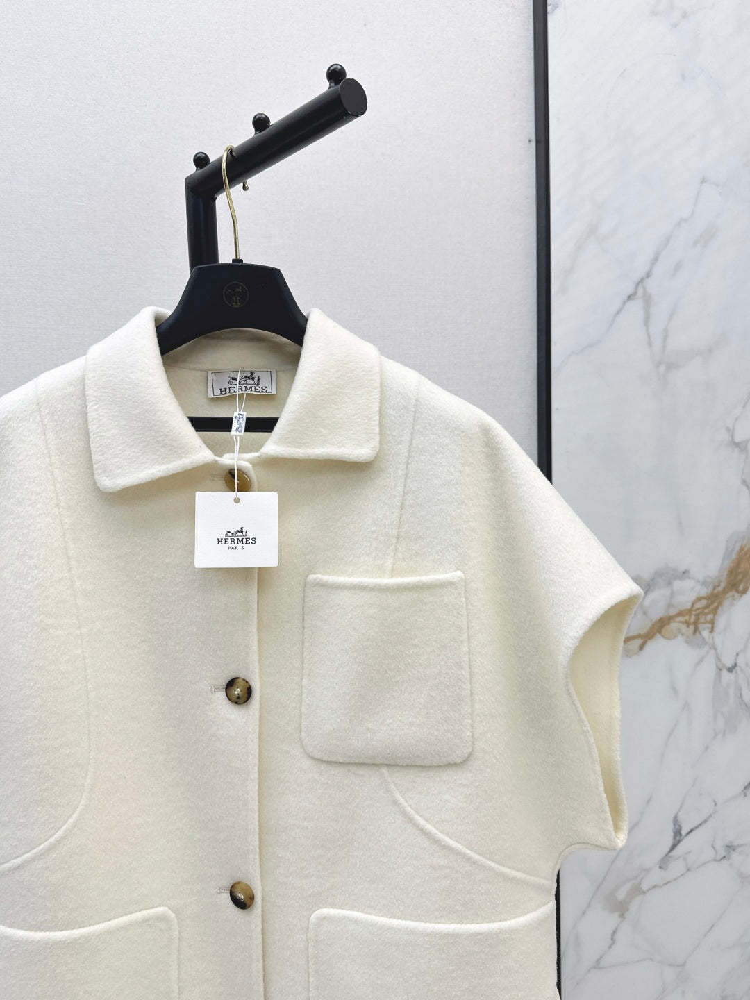 HERMES 25S PREMIUM REVERSIBLE KNIT VEST 278