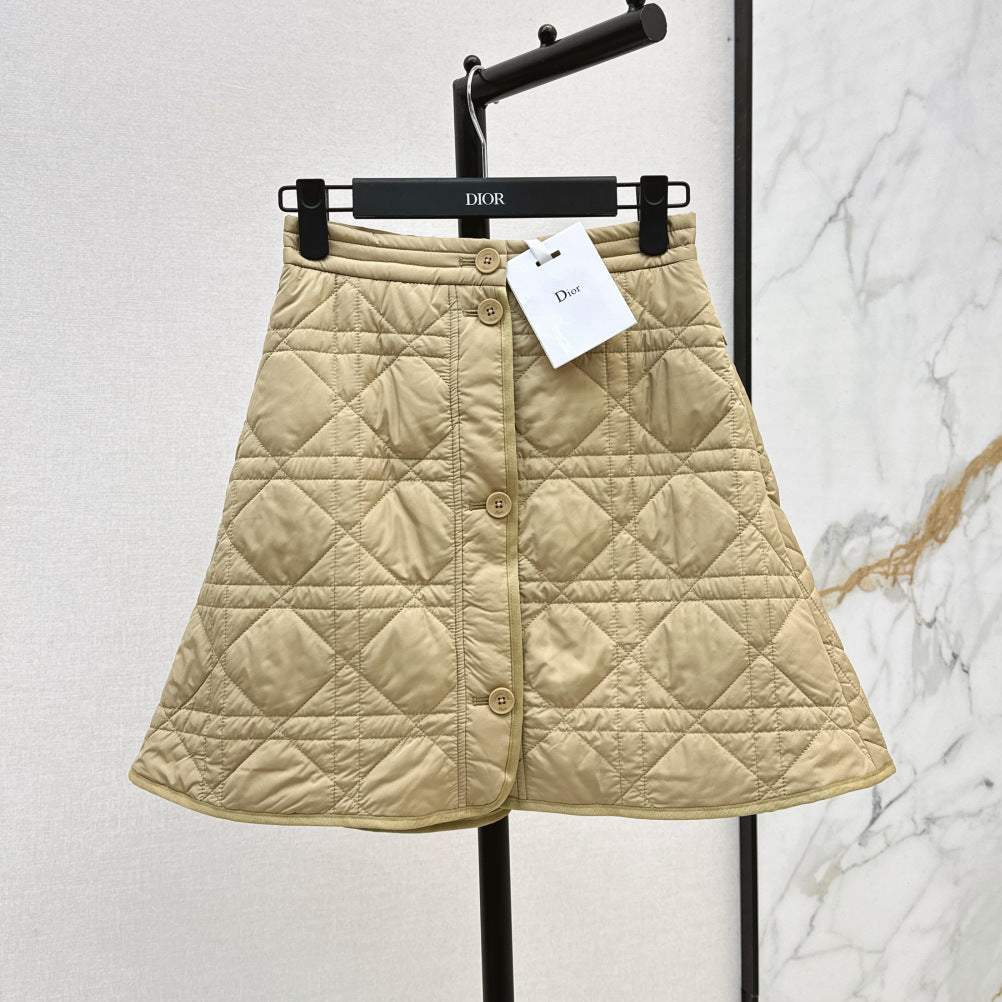 DIOR 25S QUILTED SHORT SKIRT 524