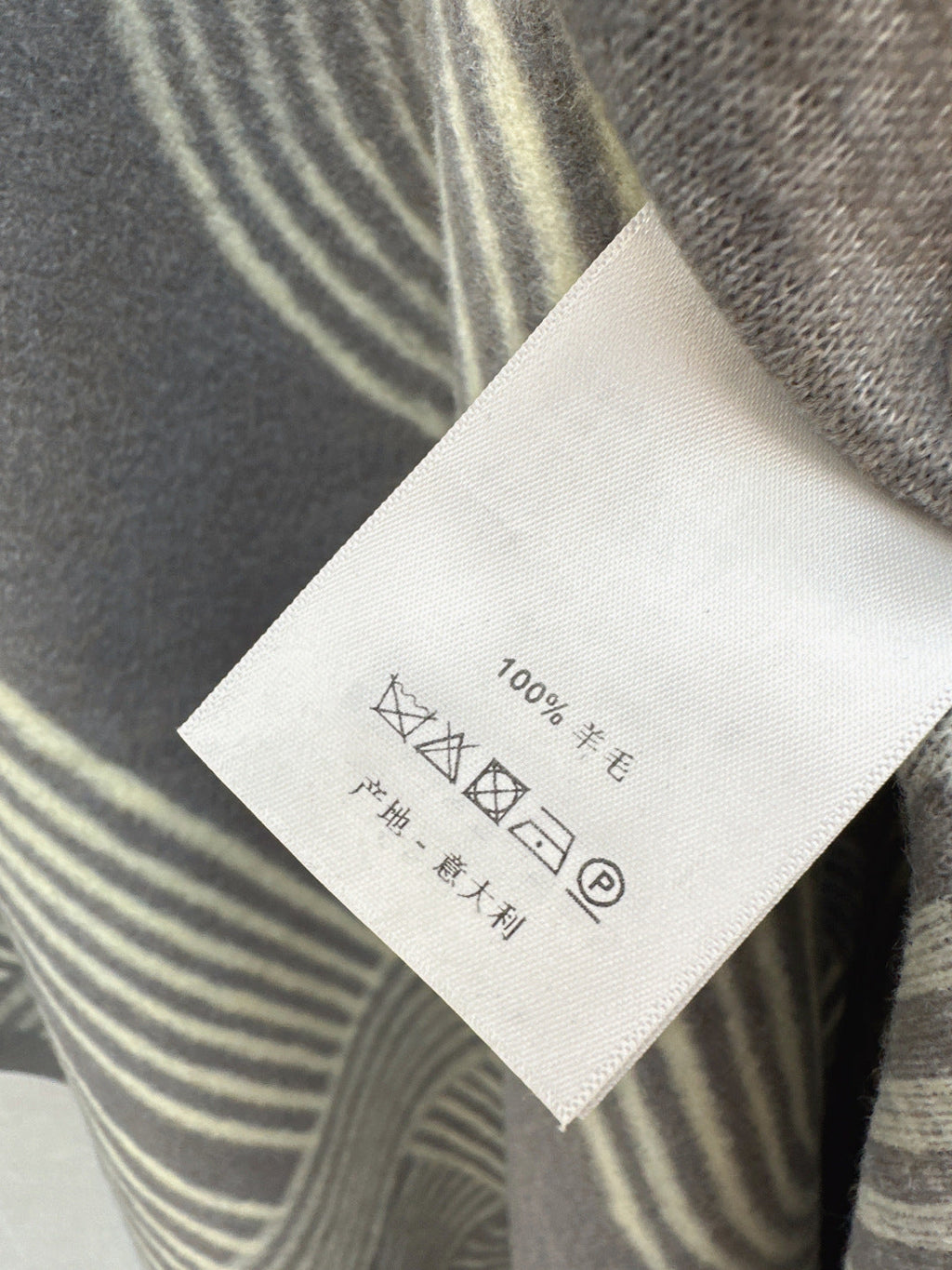 HERMES 25S JACQUARD CAPE COAT 320