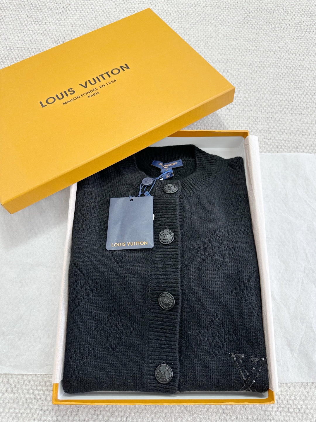 LV 25S WOOL CARDIGAN 0007