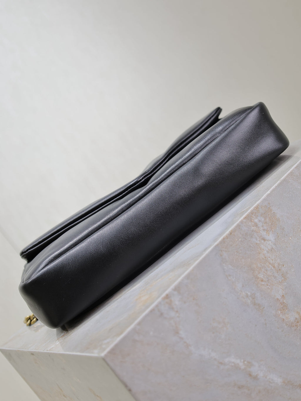 YSL 25S CALYPSO HANDBAG 26 IN BLACK LAMBSKIN GOLD HARDWRE