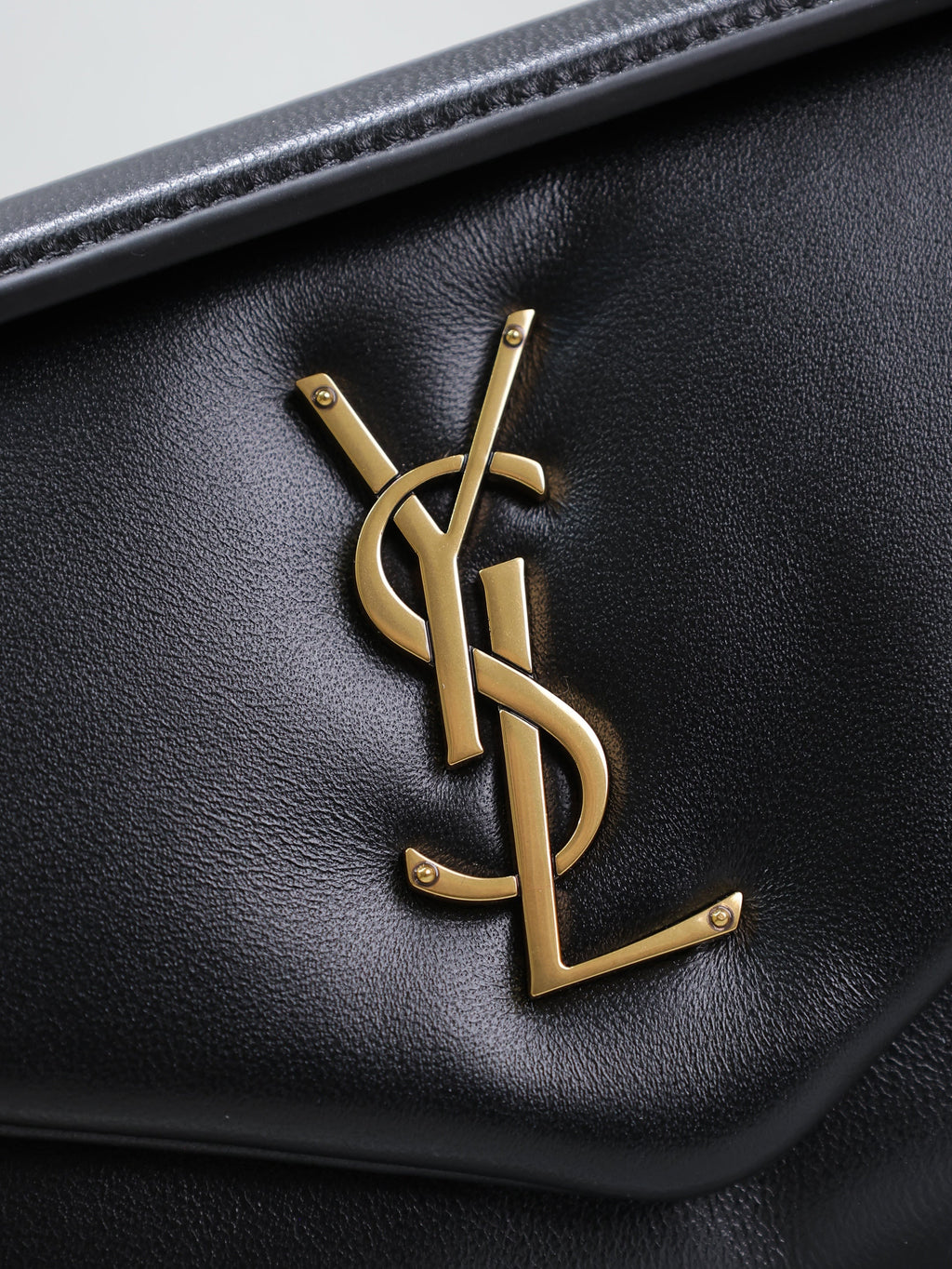 YSL 25S CALYPSO HANDBAG 26 IN BLACK LAMBSKIN GOLD HARDWRE