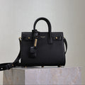 YSL 25S SAC DE JOUR 22 IN BLACK SUPPLE GRAINED CALFSKIN GOLD HARDWARE