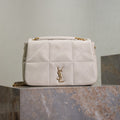 YSL 25S JAMIE 4.3 29 IN BLANC VINTAGE LAMBSKIN GOLD HARDWRE