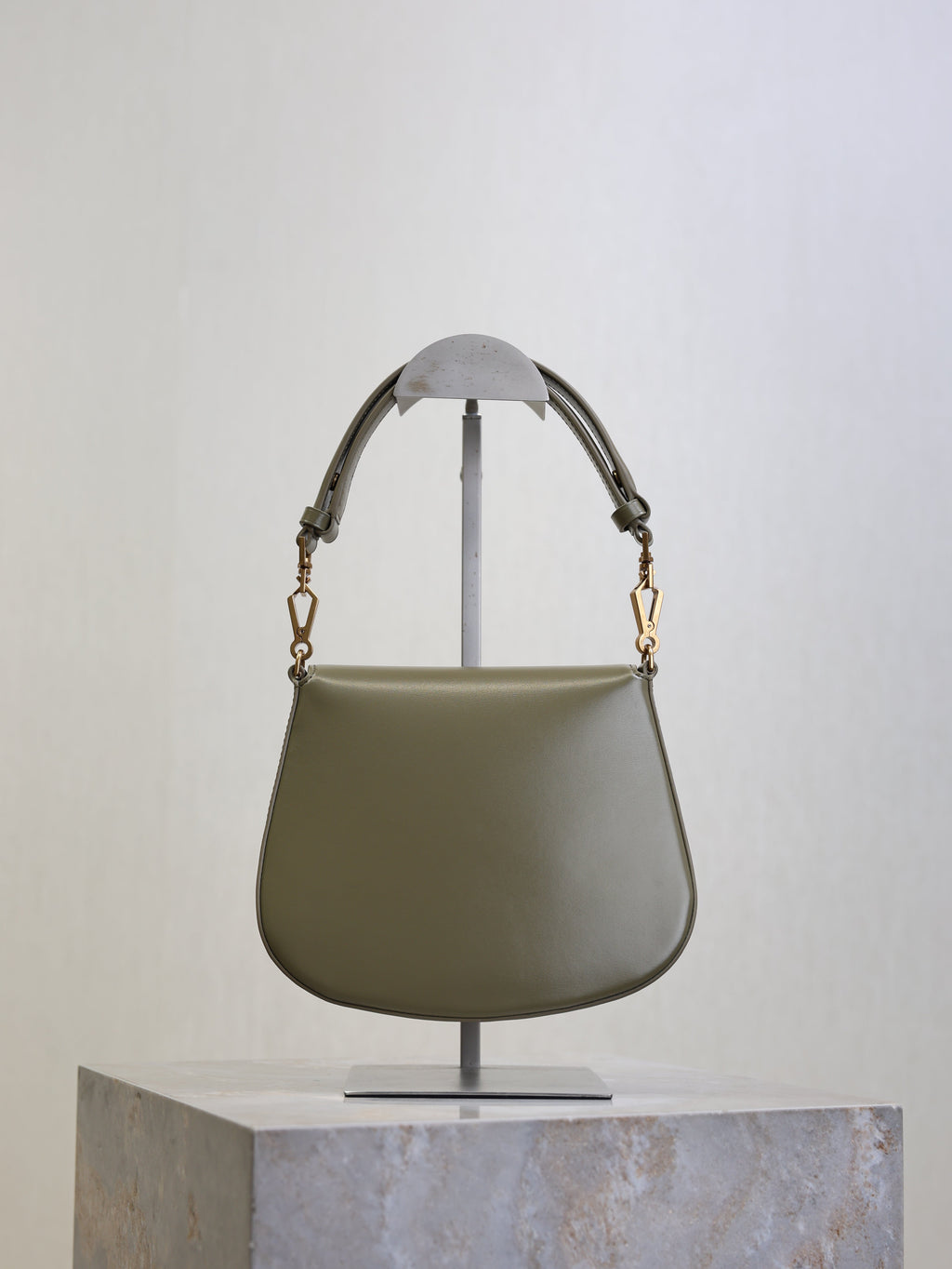 YSL 25S MINI VOLTAIRE 21 IN DEEP MUSK CALFSKIN SAINT LAURENT GOLD HARDWARE