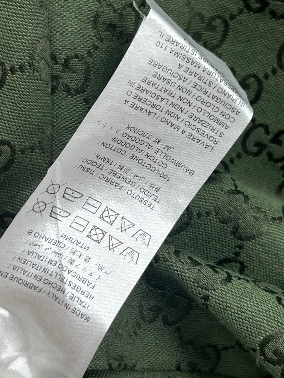 GUCCI SHORT-SLEEVE LAPEL SHIRT STYLE 100