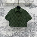 GUCCI SHORT-SLEEVE LAPEL SHIRT STYLE 100