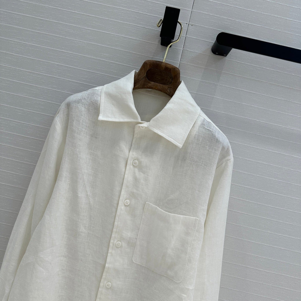 LP WHITE LINEN SHIRT 264286