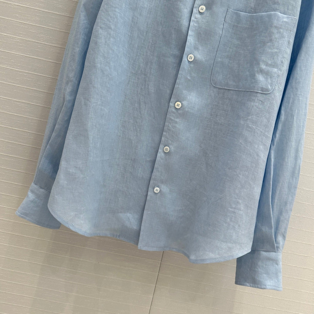 LP BLUE LINEN SHIRT 264280