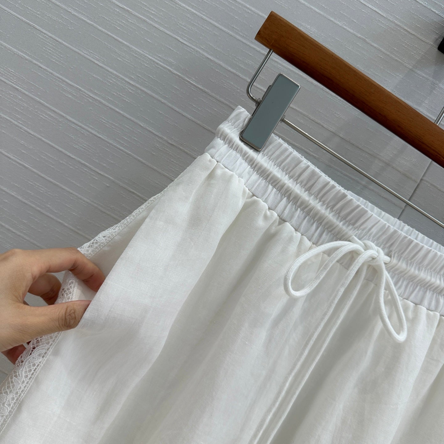 ZIMMERMANN LINEN LACE PANTS 276101