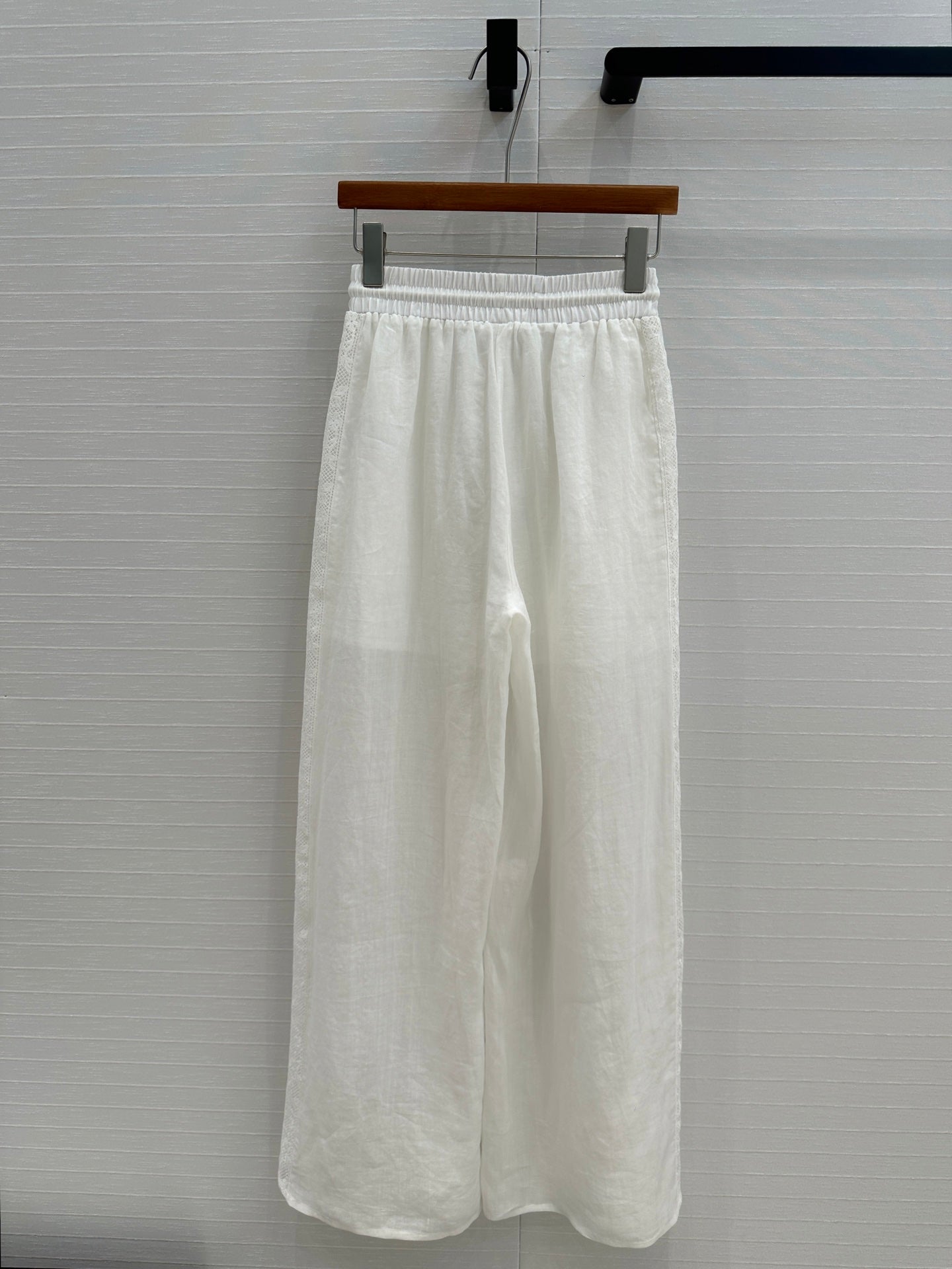 ZIMMERMANN LINEN LACE PANTS 276101