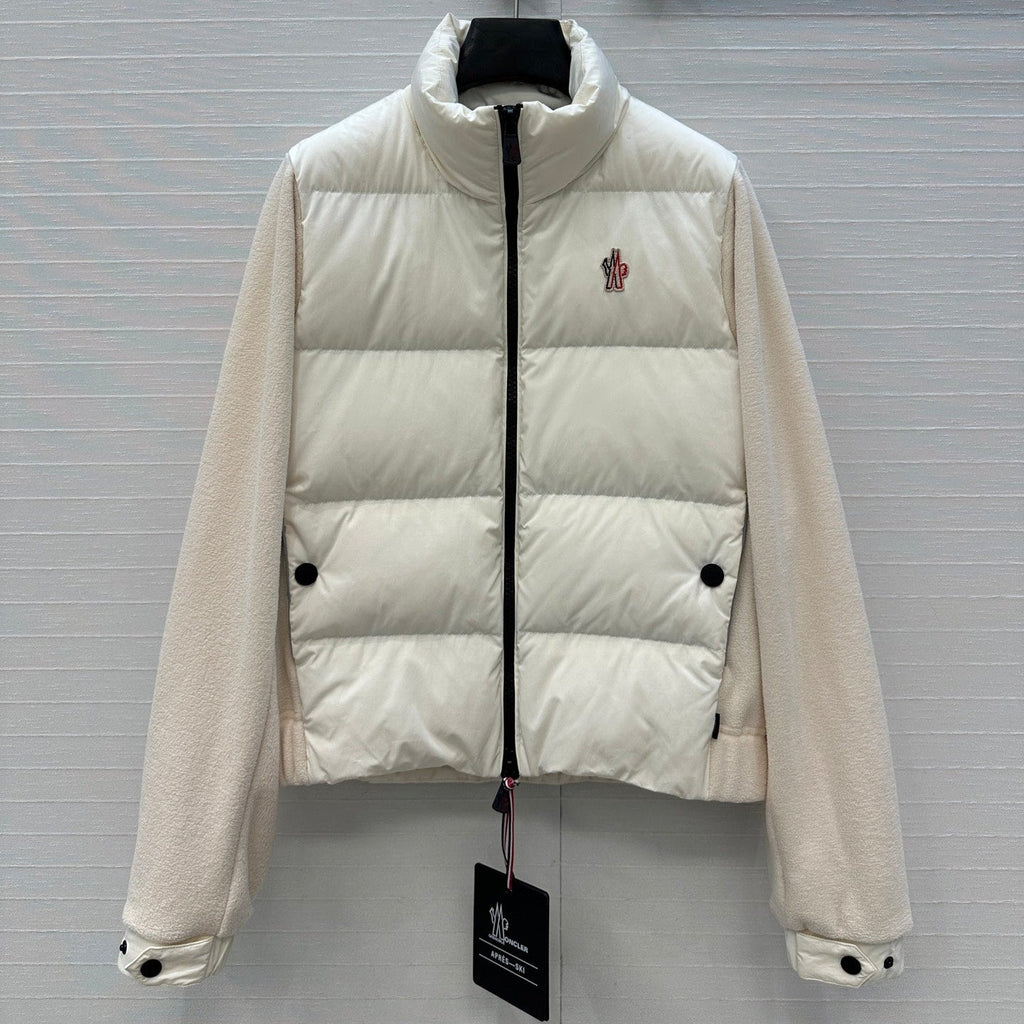 MONCLER 25S SHEARLING AND DOWN JACKET 233