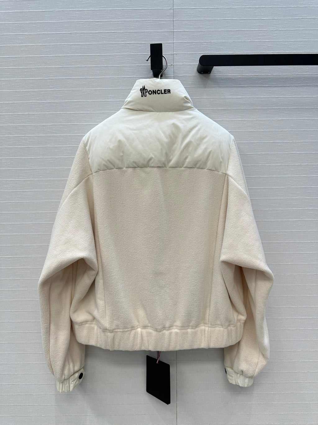 MONCLER 25S SHEARLING AND DOWN JACKET 233