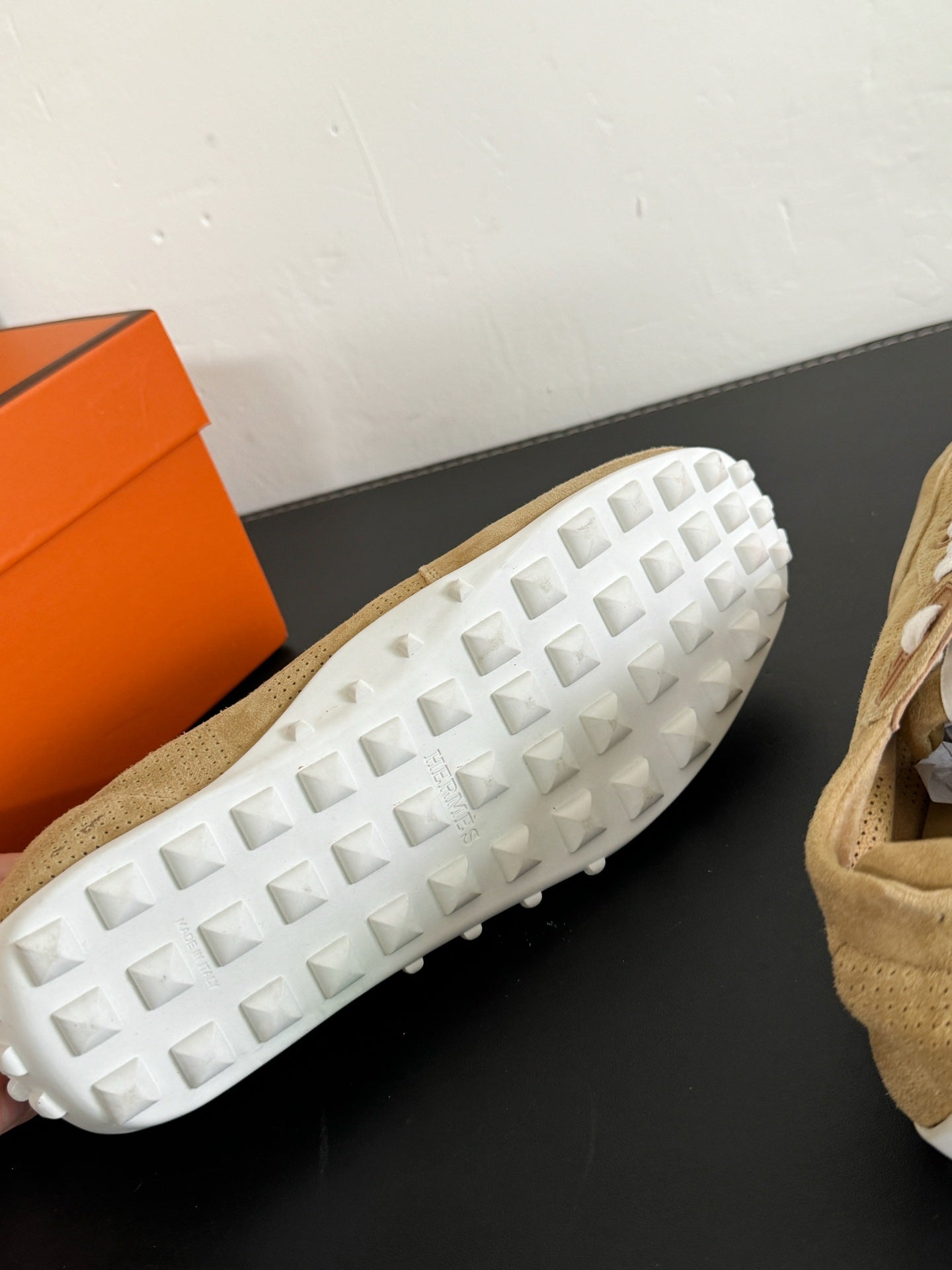 SKATEBOARD SHOES COPPER COLOR SUEDE