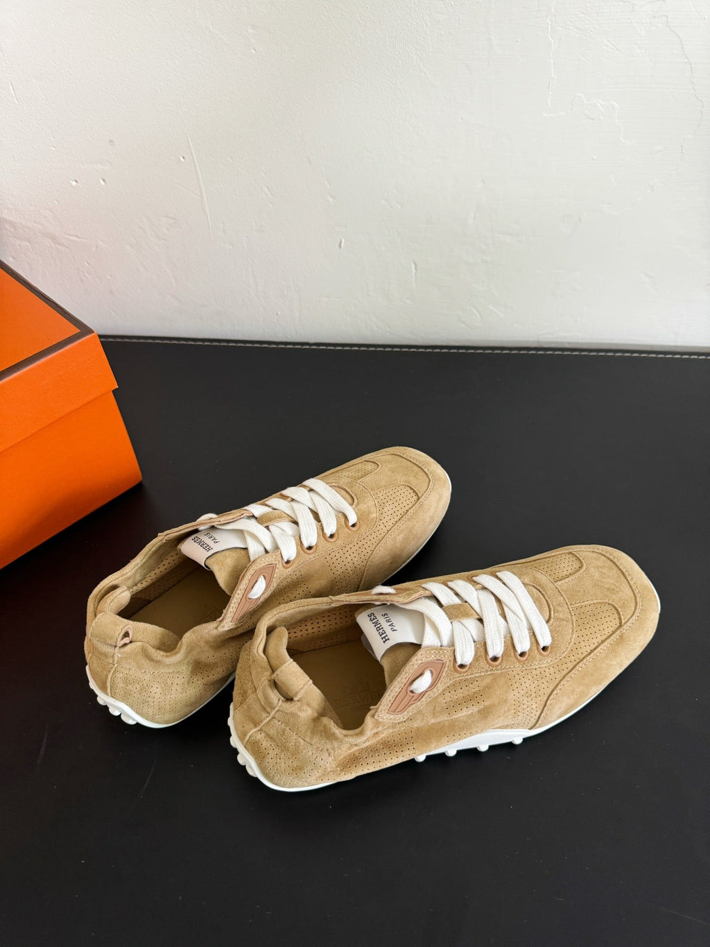 SKATEBOARD SHOES COPPER COLOR SUEDE