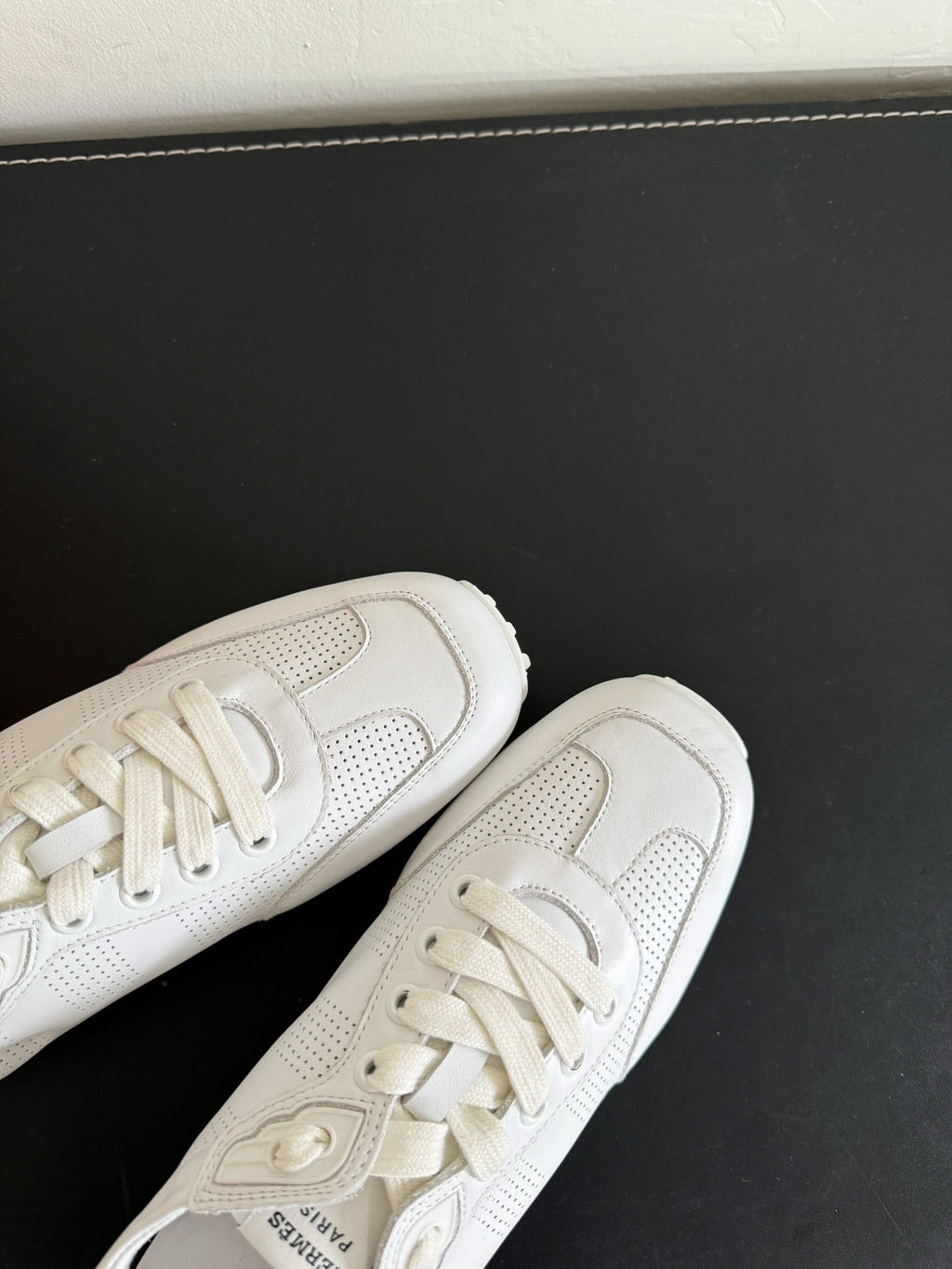 SKATEBOARD SHOES WHITE CALFSKIN