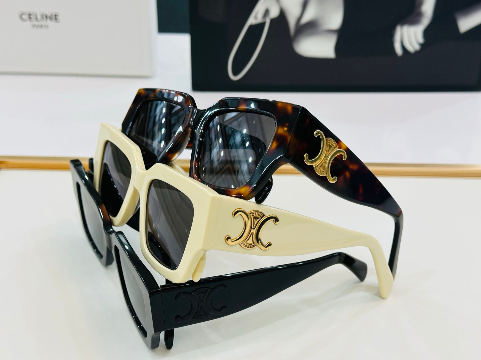 TRIOMPHE SUNGLASSES CL40499 IN ACETATE