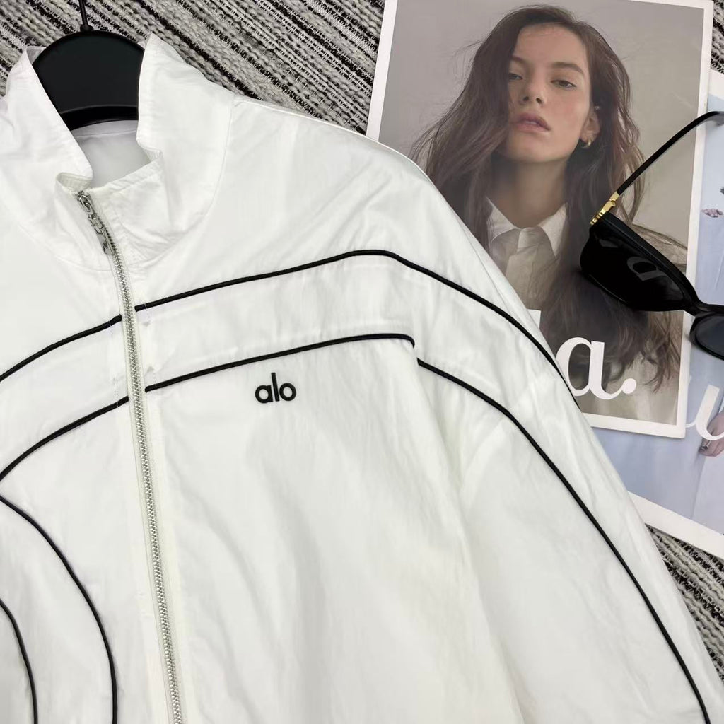 ALO JACKET & STRAIGHT-LEG PANTS SET STYLE 93