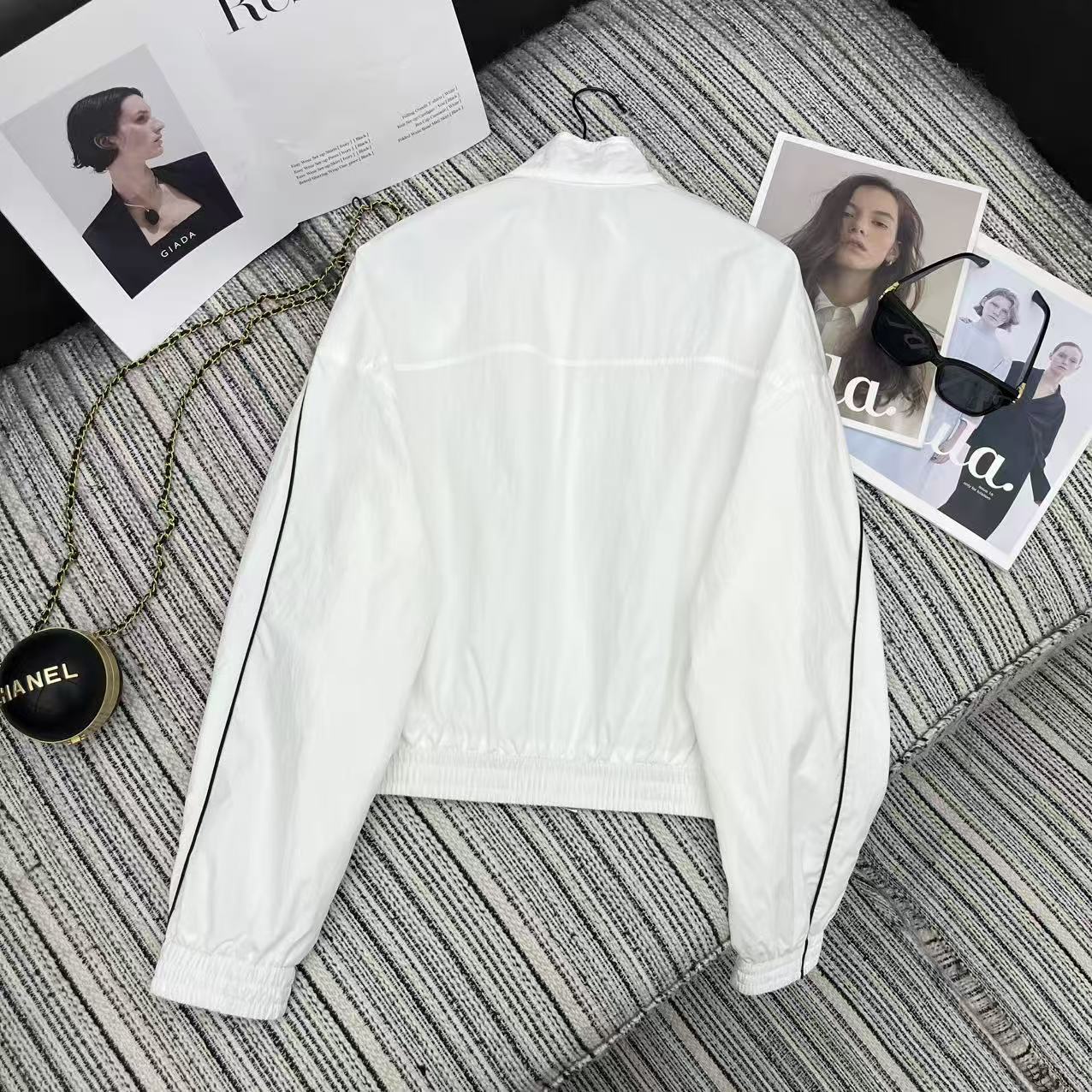 ALO JACKET & STRAIGHT-LEG PANTS SET STYLE 93