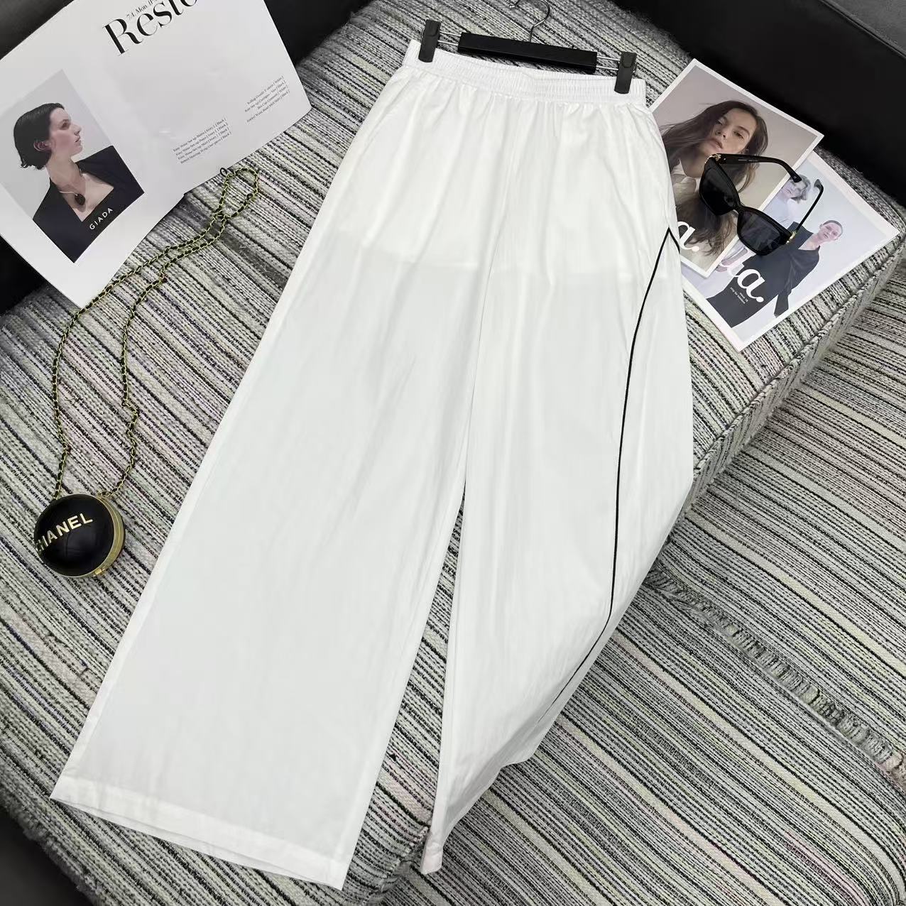 ALO JACKET & STRAIGHT-LEG PANTS SET STYLE 93