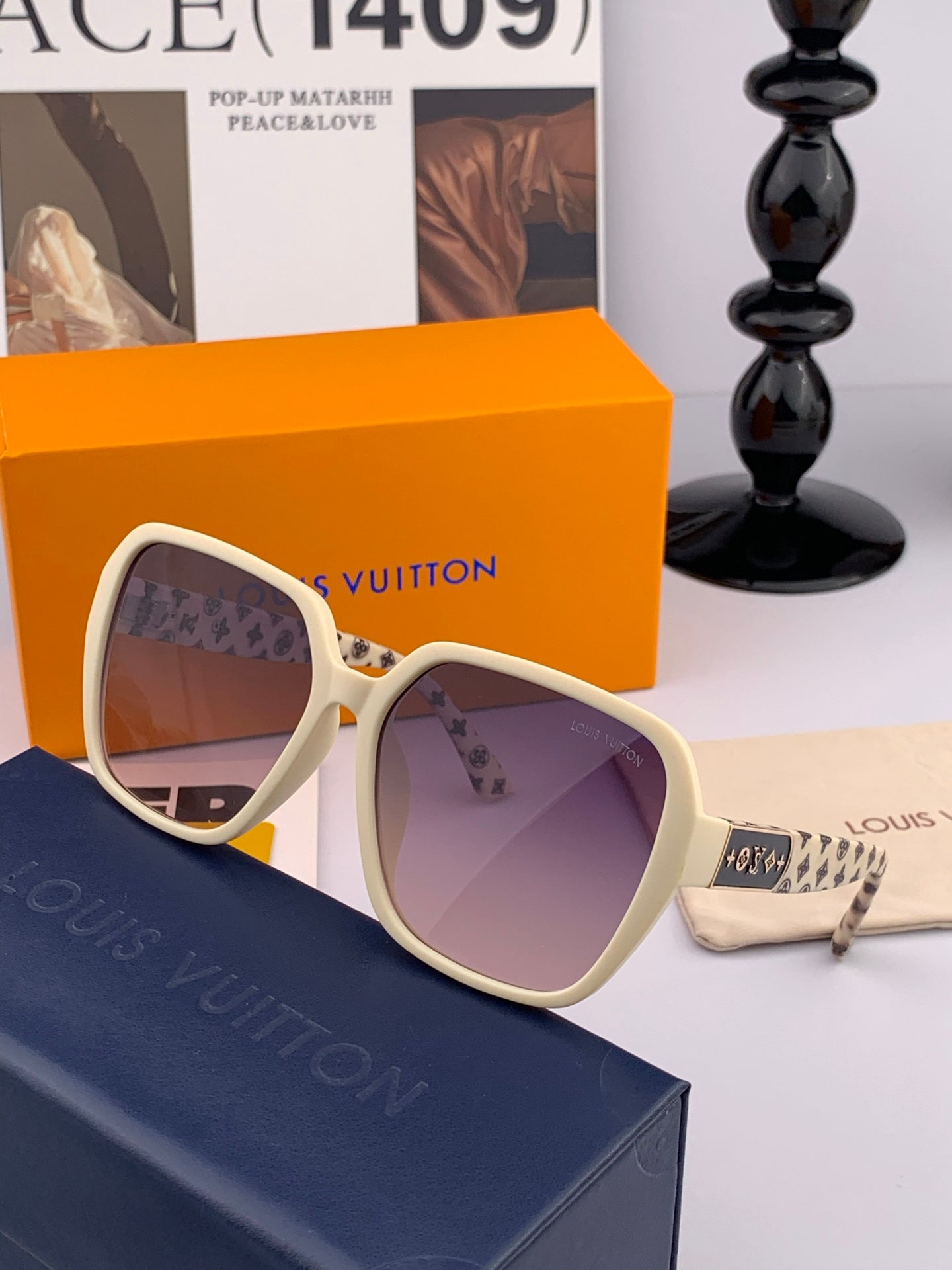 SIGNATURE ROUND SUNGLASSES L3305 IN ACETATE