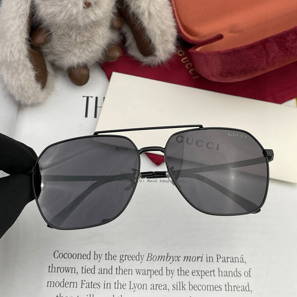 SQUARE FRAME SUNGLASSES 0863 IN METAL