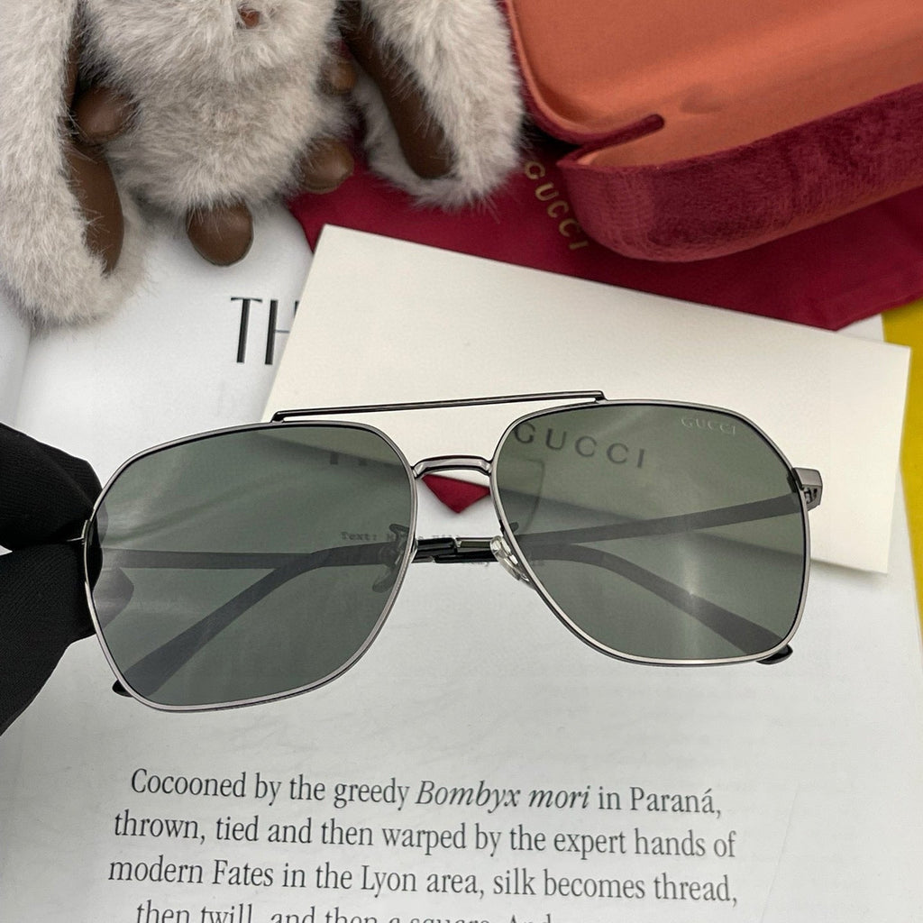 SQUARE FRAME SUNGLASSES 0863 IN METAL