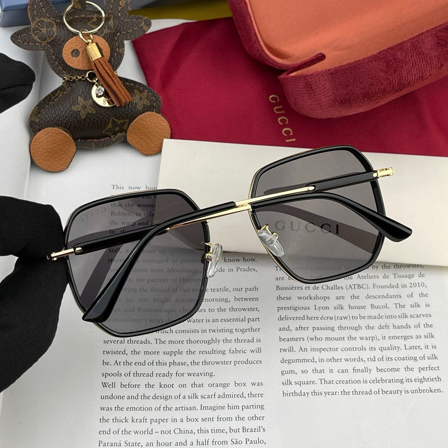 SQUARE FRAME SUNGLASSES G364 IN METAL